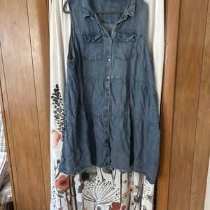 Velvet Heart Light Blue Denim Top
